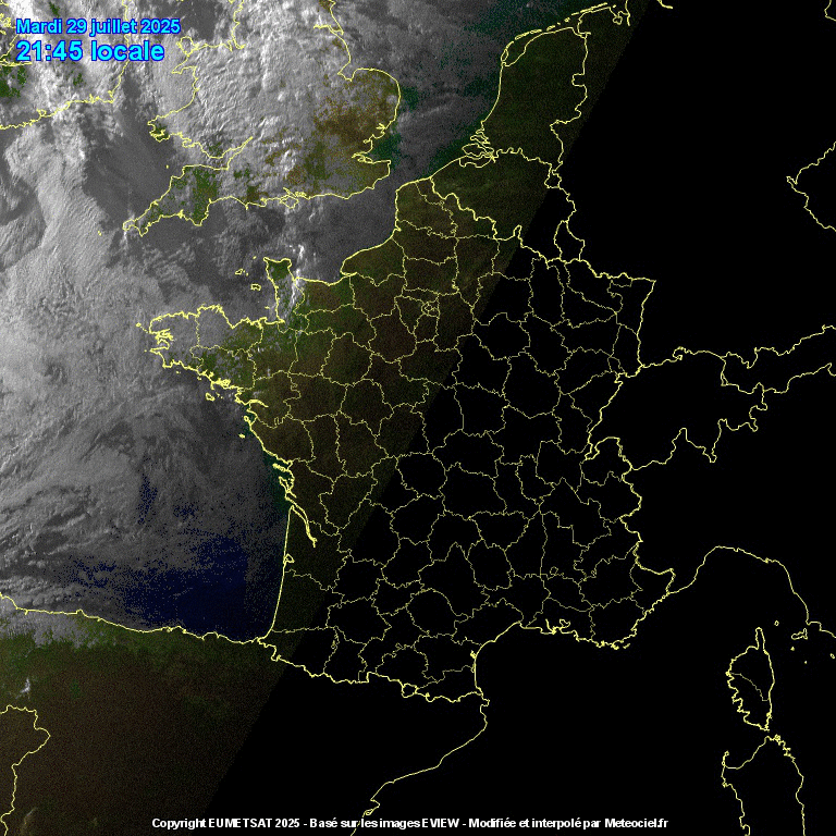 Image d'illustration pour Suivi des nuages en France
