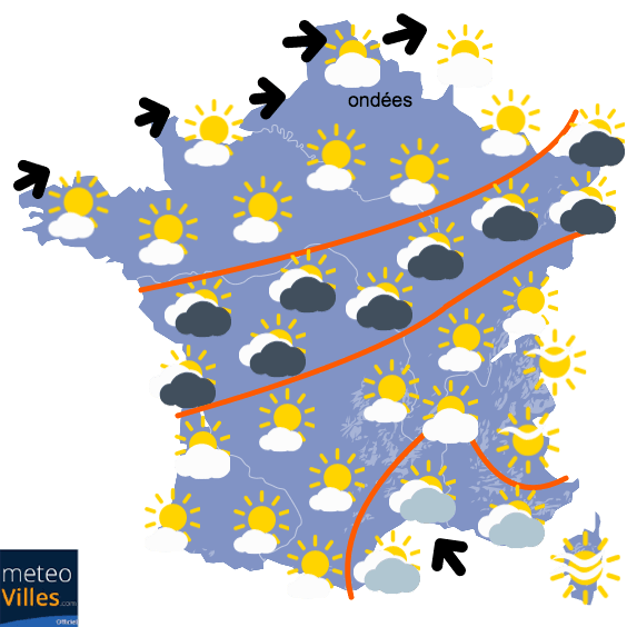 Prochaine perturbation pluvieuse pour dimanche