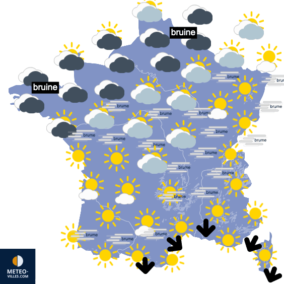 ANTICYCLONIQUE - mais gris au nord