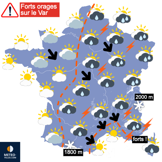 Coup de chaleur éphémère pour mercredi