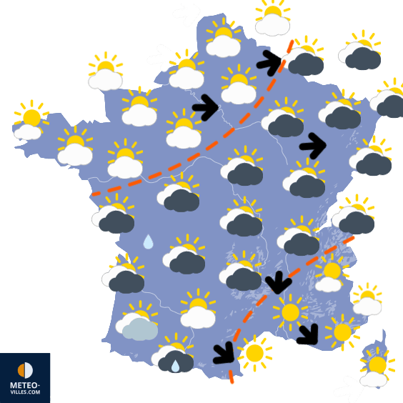 Océanique jusqu'à jeudi, puis fortes chaleurs