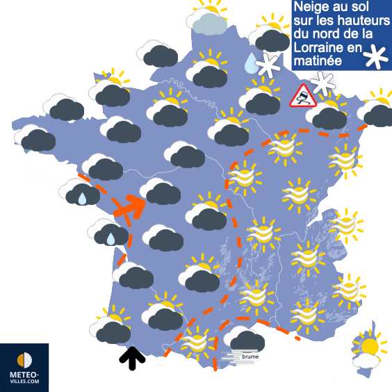 Froid jusqu'en milieu de semaine prochaine