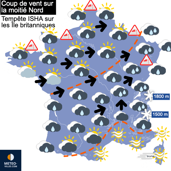 Douceur remarquable en vue dans le Midi