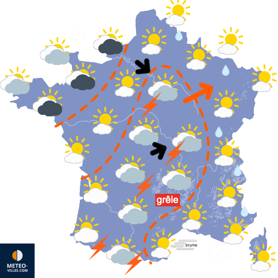 Retour des orages, puis de la fraîcheur
