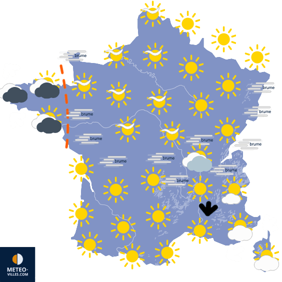Calme jusqu'à dimanche, puis de nouveau agité