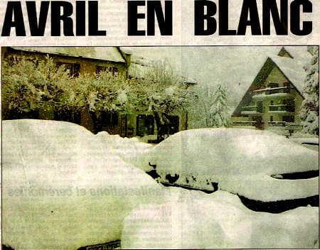 Retour sur des épisodes de neige abondante sur les Alpes durant la seconde quinzaine d'avril