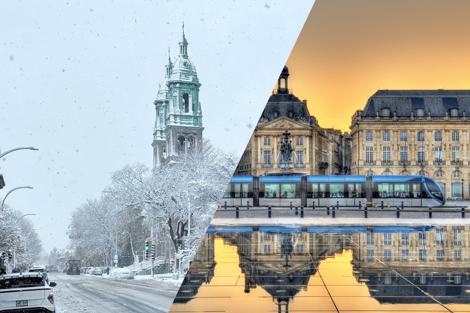 Pourquoi neige-t-il déjà à Montréal pourtant située à la même latitude que Bordeaux ?