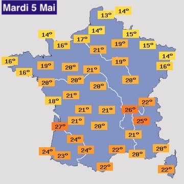 Image d'illustration pour Début de semaine plus chaud au Sud, mais incertitudes au Nord