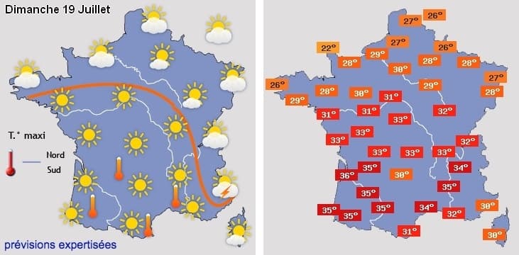 Image d'illustration pour Fortes chaleurs à partir de la fin semaine ? Les scénarios divergent