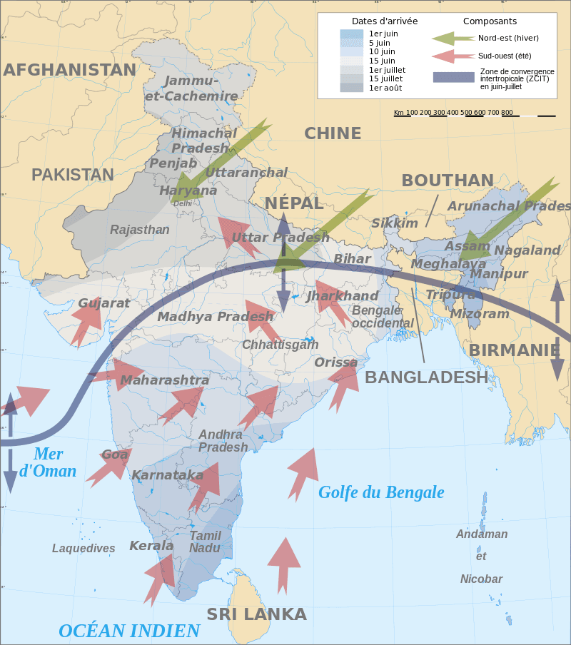 Image d'illustration pour Mousson d'été : inondations catastrophiques dans l'Etat indien du Kerala 