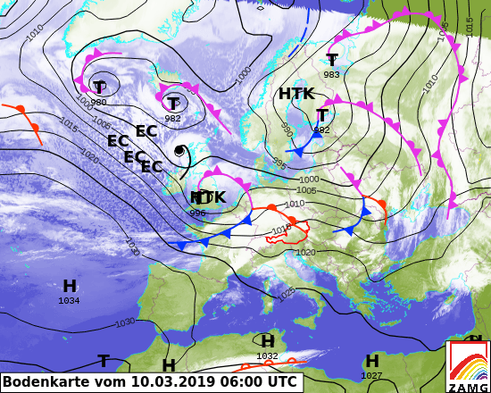 Image d'illustration pour Des dégâts sous les rafales de la tempête Eberhard