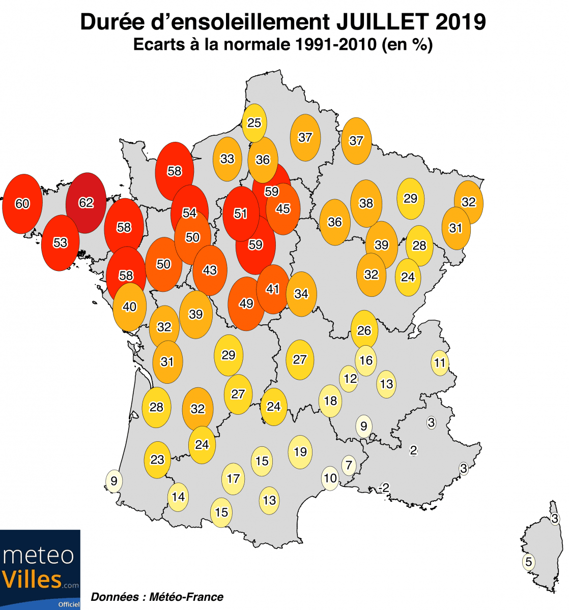 Image d'illustration pour Très chaud, sec et ensoleillé : le bilan national de juillet 2019