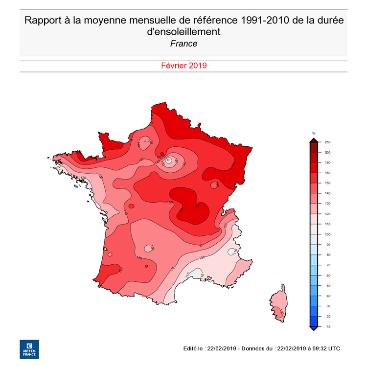 Image d'illustration pour Vers un mois février historiquement ensoleillé ? 