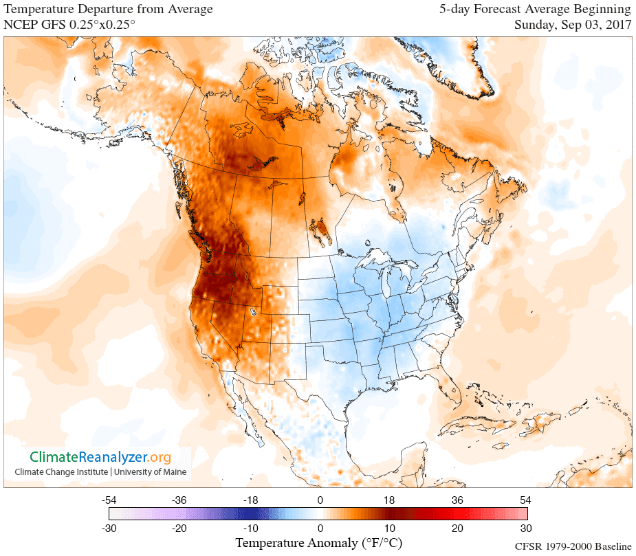 Image d'illustration pour La Californie face à la canicule et aux incendies