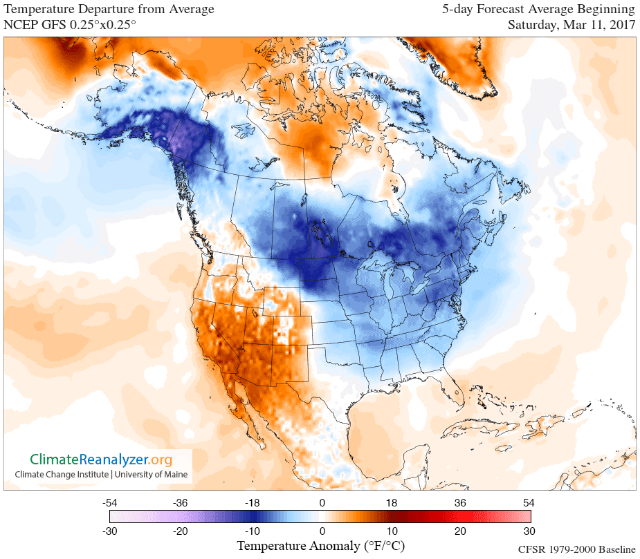 Image d'illustration pour Vague de froid tardive au Canada et Etats-Unis 