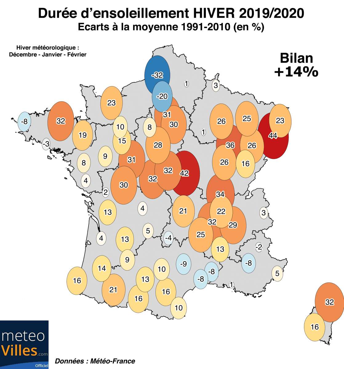 Image d'illustration pour L'hiver 2019-2020 devient le plus chaud jamais mesuré en France ! 