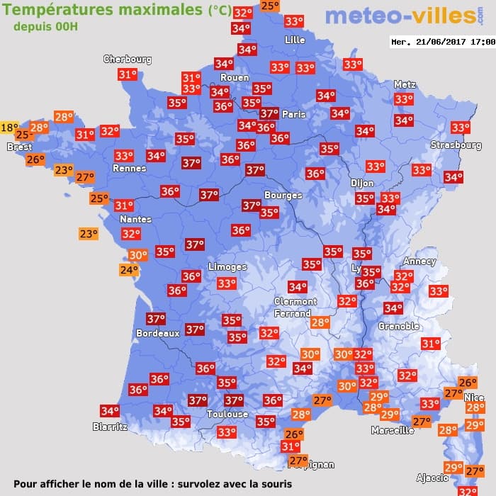 Image d'illustration pour Retour sur les coups de chaleur à la fin juin en France