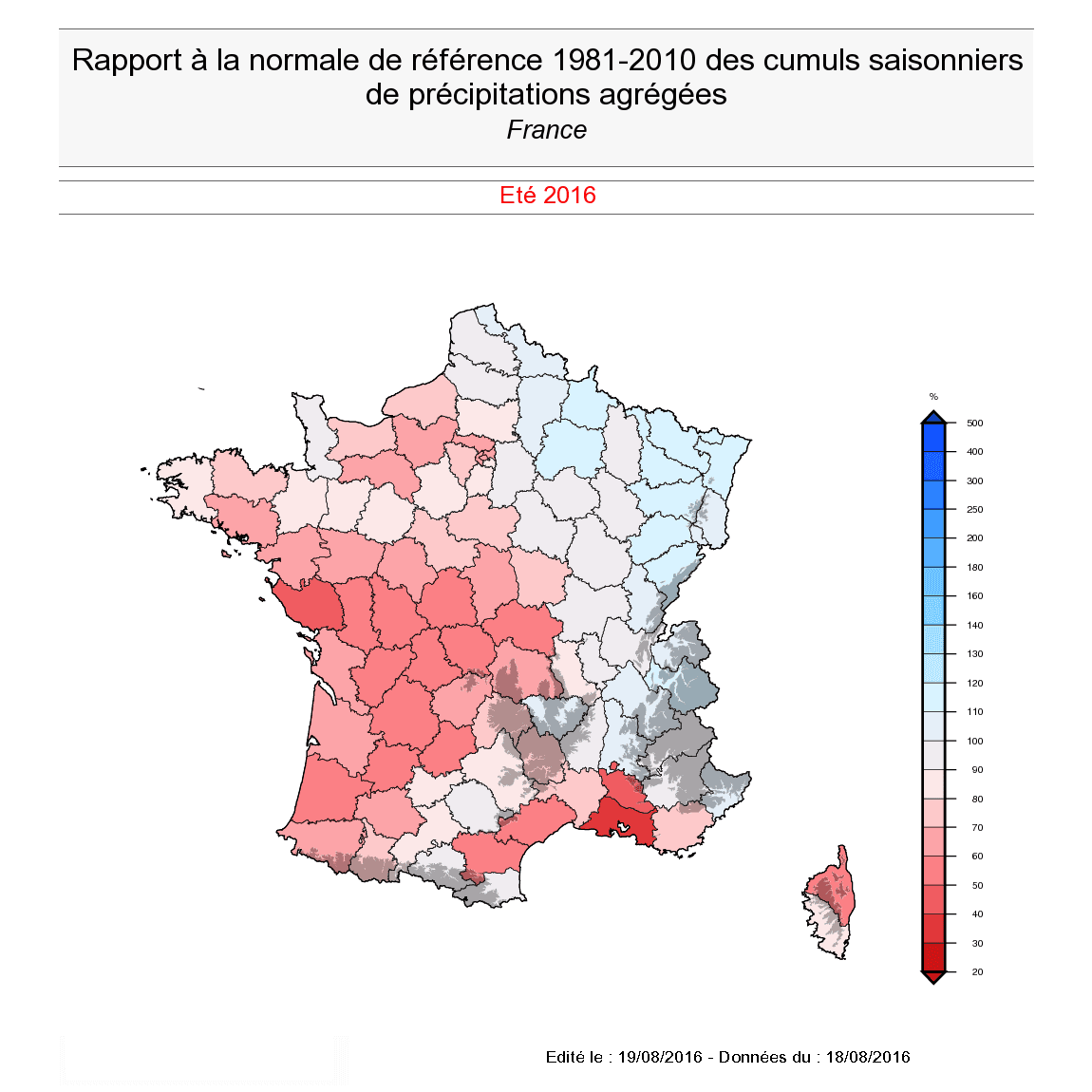 Image d'illustration pour Pré-bilan de l'été 2016 : plus sec et chaud que la norme