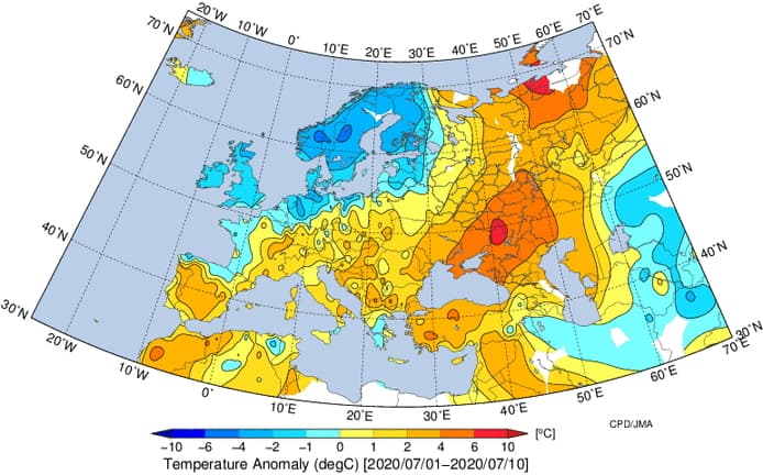 Image d'illustration pour L'actualité météo dans le monde en cette mi-juillet 2020