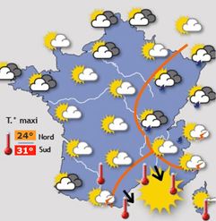 Image d'illustration pour Plus chaud au Sud qu'au Nord... ou l'inverse
