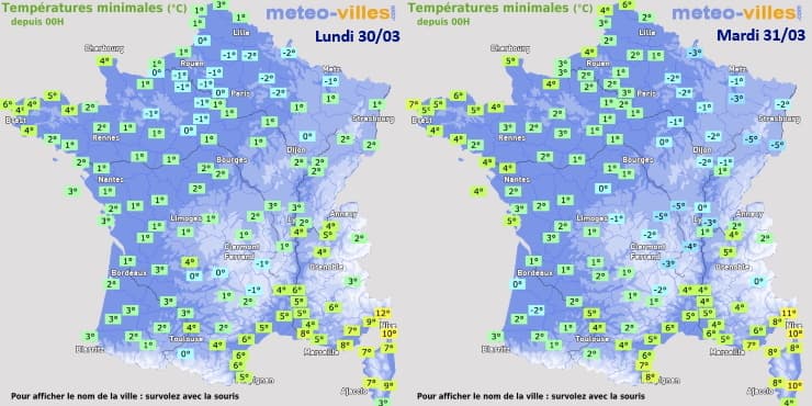 Image d'illustration pour Gel en dernière décade de mars : quelles conséquences ?