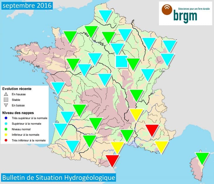 Image d'illustration pour Bulletin de niveaux des nappes phréatiques en novembre