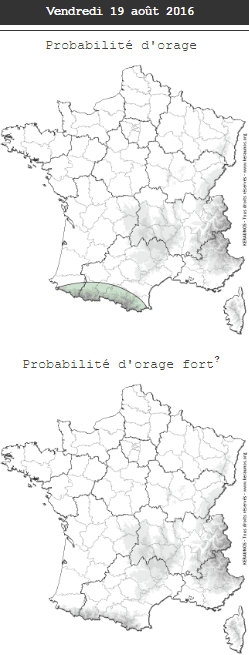 Image d'illustration pour De forts orages mettent provisoirement fin aux fortes chaleurs