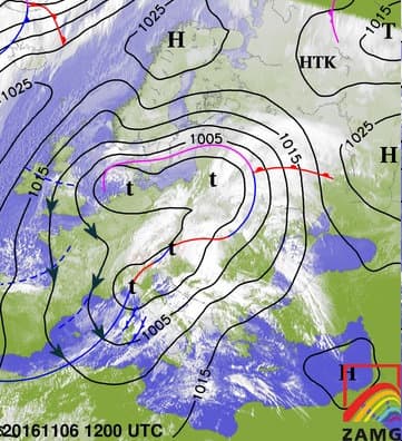 Image d'illustration pour Pluie, orage, vent, neige et grêle : un week-end très agité !