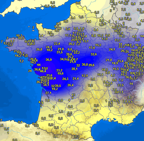 Image d'illustration pour Pluie abondante, inondations et crues sur le Centre de la France