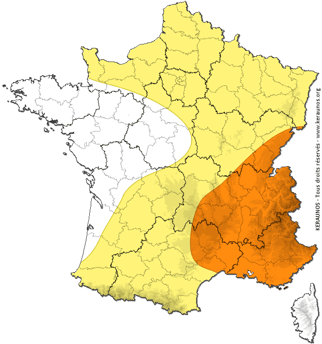 Image d'illustration pour Un week-end orageux à l'Est - suivi et prévisions