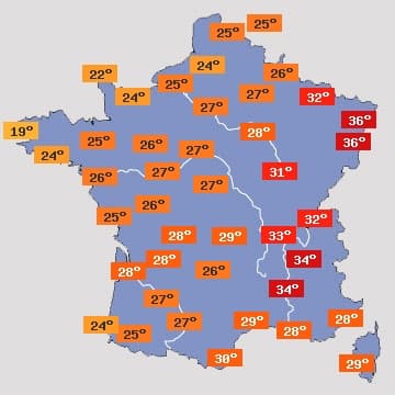 Image d'illustration pour Fortes chaleurs voire canicule - suivi et prévision