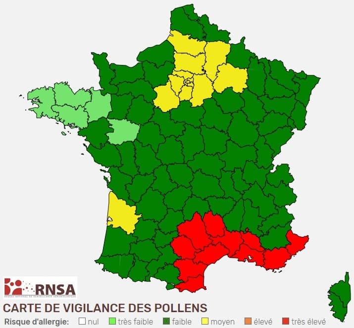 Image d'illustration pour Soleil et douceur favorisent floraisons et pollens