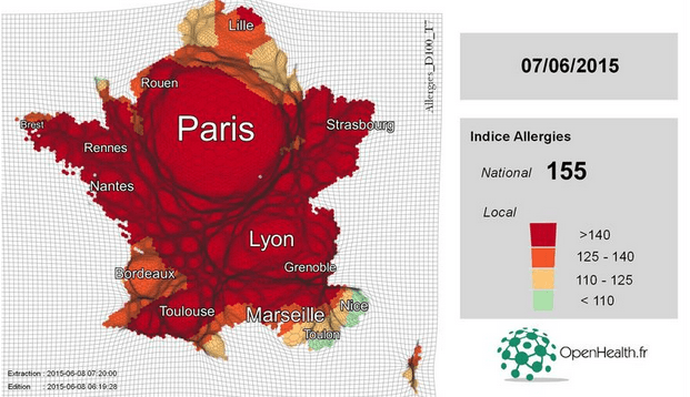 Image d'illustration pour Risque allergique maximal face aux pollens de graminées