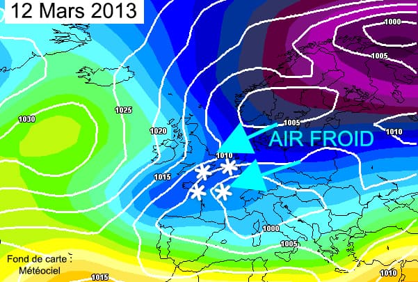 Image d'illustration pour Mars 2013 : chutes de neige exceptionnelles en Normandie 