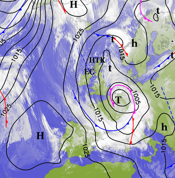 Image d'illustration pour Dépression Hiltrud : fort coup de vent sur la France