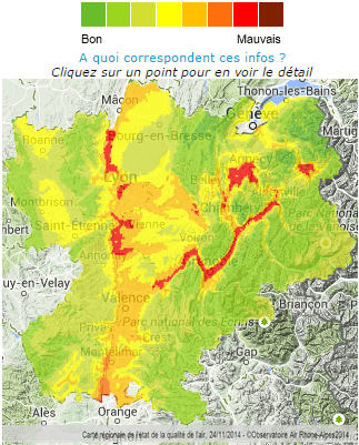 Image d'illustration pour Pollution aux particules fines en Rhône-Alpes