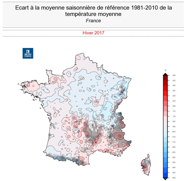 Image d'illustration pour Un hiver très sec aux températures contrastées