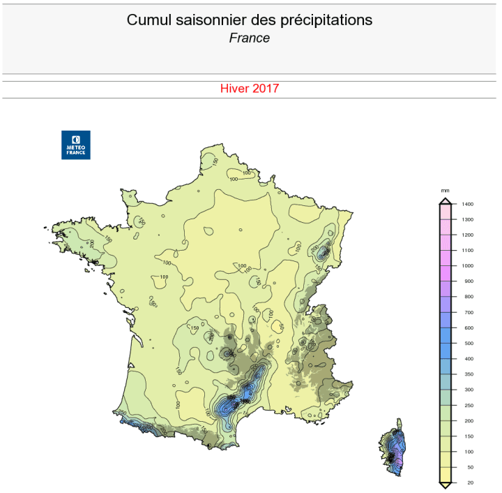 Image d'illustration pour Un hiver très sec aux températures contrastées
