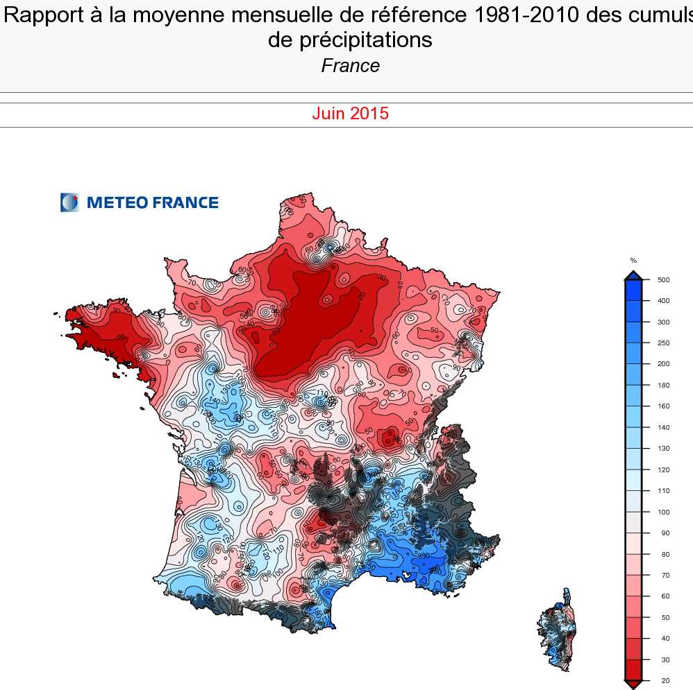 Image d'illustration pour Bilan météo de juin : chaud, ensoleillé aux précipitations contrastées
