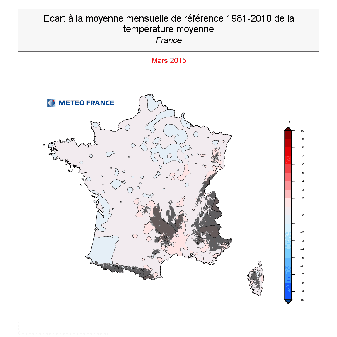 Image d'illustration pour Bilan météo de mars : température normale, pluie et insolation contrastés