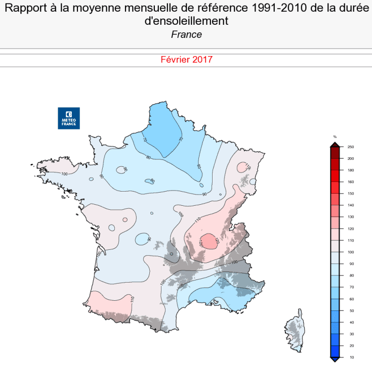 Image d'illustration pour Février 2017 parmi les 10 plus doux depuis 1900