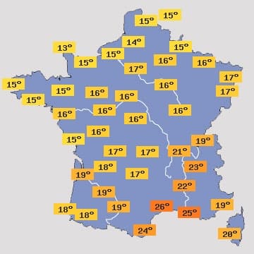 Image d'illustration pour Chute des températures à prévoir la semaine prochaine