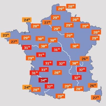 Image d'illustration pour Risque de vague de chaleur la semaine prochaine