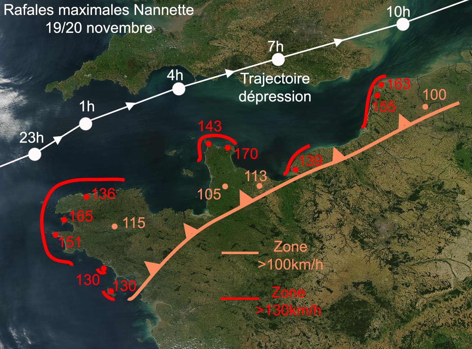 Image d'illustration pour Bilan de la tempête Nannette sur le Nord-Ouest 
