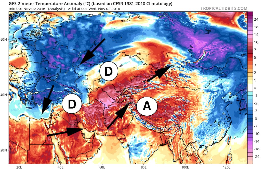 Image d'illustration pour Chaleur record en Asie Centrale