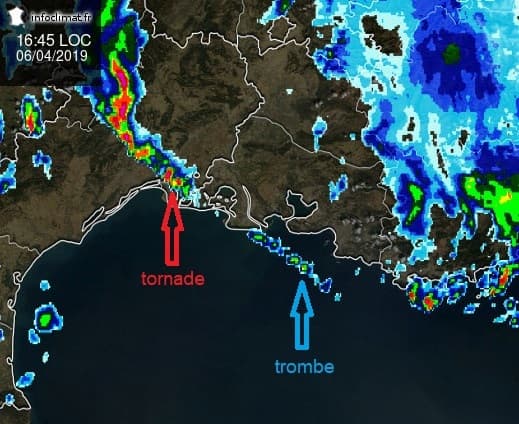 Image d'illustration pour Forts orages et tornades dans le sud de la France