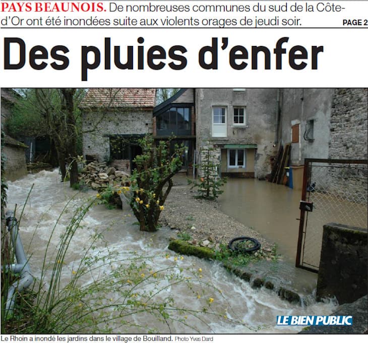 Image d'illustration pour Crues : nombreux dégâts dans le Nord-Est - 1 mort en Suisse