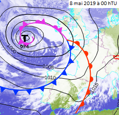 Image d'illustration pour Pluie, tempête et orages de grêle ce 8 mai 2019