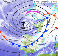 Image d'illustration pour Pluie, tempête et orages de grêle ce 8 mai 2019