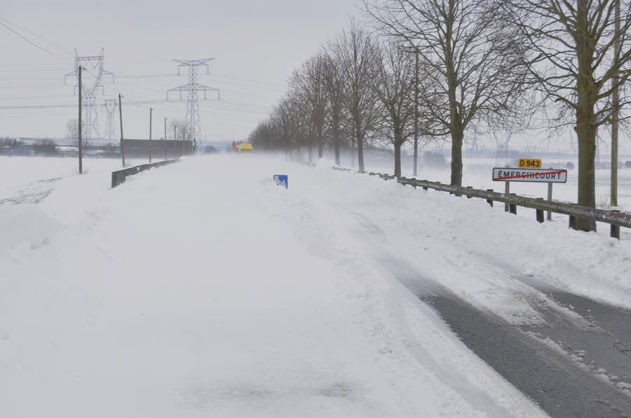 Image d'illustration pour Mars 2013 : chutes de neige exceptionnelles en Normandie 